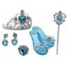 Set of Accessories for a Little Princess Crown Slippers Blue