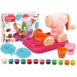 Set of Play Dough, Plastic Dough, DIY Machine, Accessories, 36 pcs.