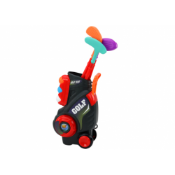 Mini Golf Set For Children Trolley On Wheels