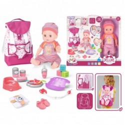 WOOPIE ROYAL Babysitter Doll Set with Accessories 19 pcs.