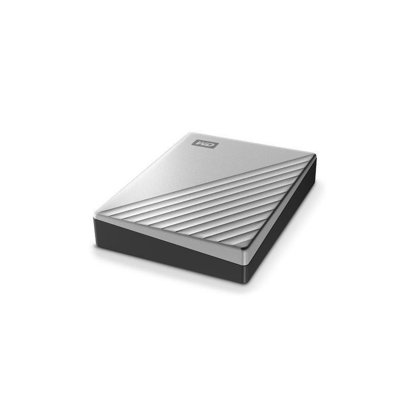 External HDD WESTERN DIGITAL My Passport Ultra for Mac 4TB USB 3.0 USB-C Colour Silver WDBPMV0040BSL-WESN