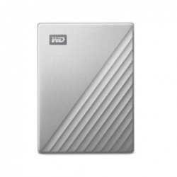 External HDD WESTERN DIGITAL My Passport Ultra for Mac 4TB USB 3.0 USB-C Colour Silver WDBPMV0040BSL-WESN