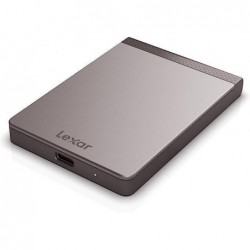External SSD LEXAR SL200 2TB USB-C Write speed 400 MBytes/sec Read speed 550 MBytes/sec LSL200X002T-RNNNG