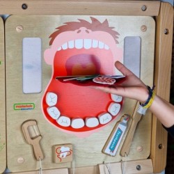 Educational Wooden Board Masterkidz Oral Hygiene