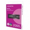 External SSD|ADATA|SC610|2TB|USB 3.2|Write speed 500 MBytes/sec|Read speed 550 MBytes/sec|SC610-2000G-CBK/RD