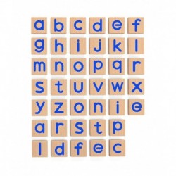 A set of Wooden Magnetic Letters 40 VIGA elements