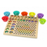 Wooden Puzzle Learning Counting Sorter Fishing