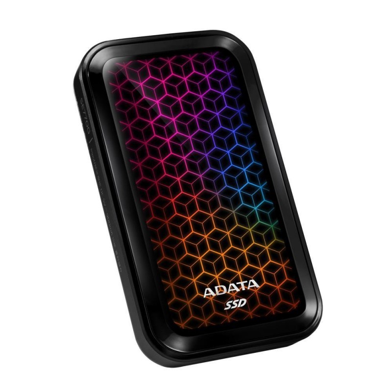 External SSD ADATA SE770G 1TB USB 3.2 Write speed 800 MBytes/sec Read speed 1000 MBytes/sec ASE770G-1TU32G2-CBK