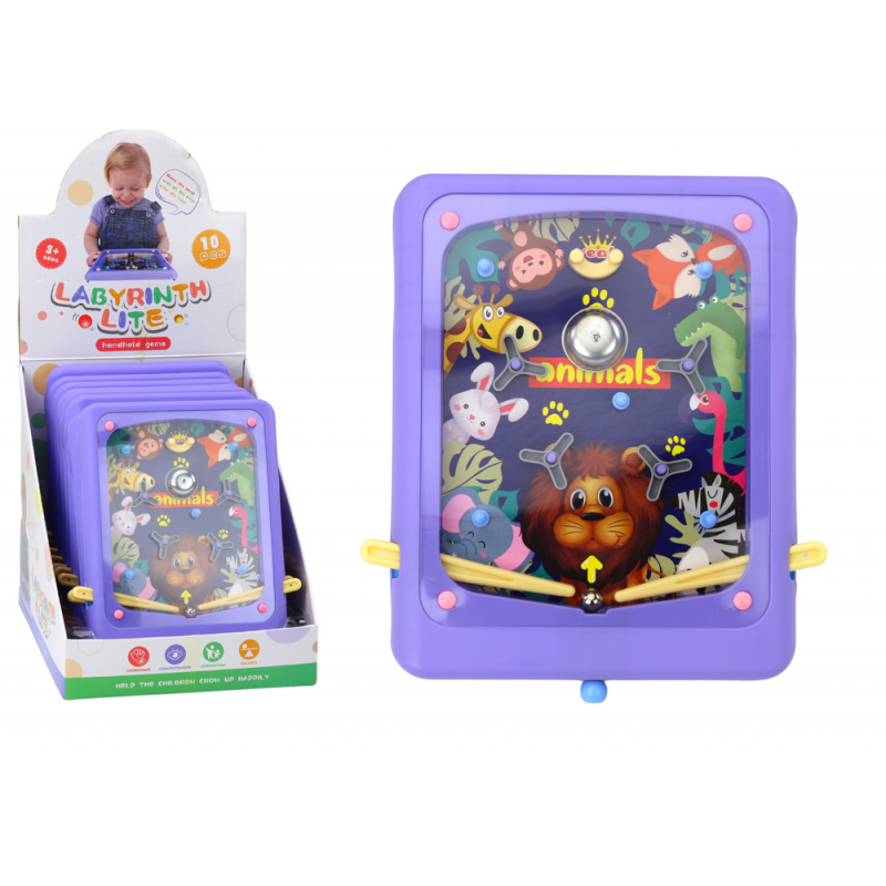 Arcade Game Flipper Animals Purple Board
