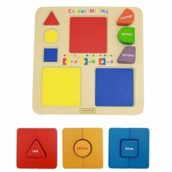 MASTERKIDZ Educational Chalkboard Puzzle Combining Color Mixing