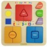 MASTERKIDZ Educational Chalkboard Puzzle Combining Color Mixing