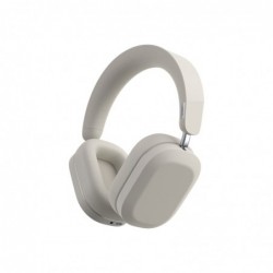 Mondo Headphones by Defunc Bluetooth Over-Ear Microphone Wireless Greige / Beige