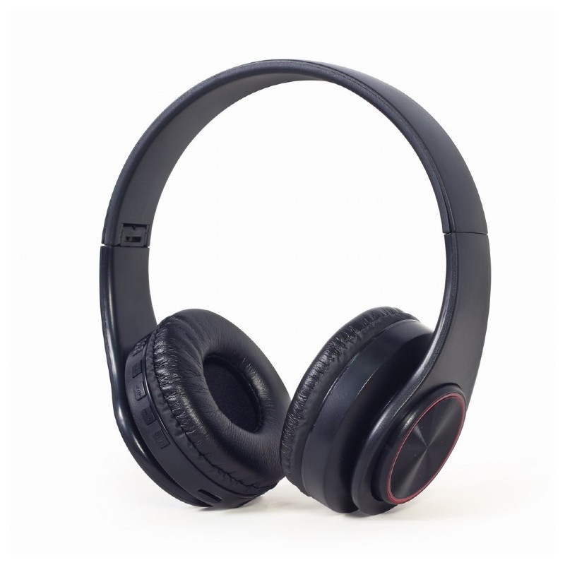 Gembird BHP-LED-01 Stereo Headset with LED Light Effects Bluetooth On-Ear Wireless Black