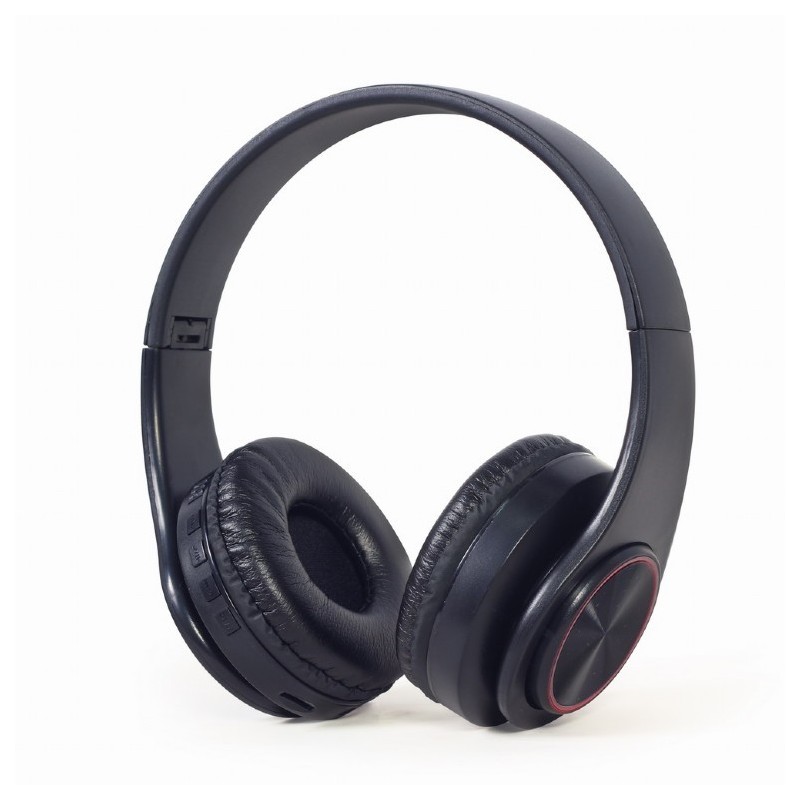 Gembird Stereo Headset with LED Light Effects BHP-LED-01 Bluetooth On-Ear Wireless Black