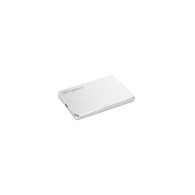 External HDD TRANSCEND StoreJet 2TB USB 3.1 Colour Silver TS2TSJ25C3S