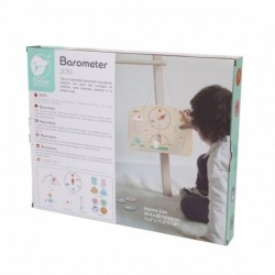 CLASSIC WORLD Educational Board Barometer Learning for Children Weather Station Wind Temperature 9 el.