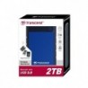 External HDD TRANSCEND StoreJet 2TB USB 3.0 Colour Blue TS2TSJ25H3B