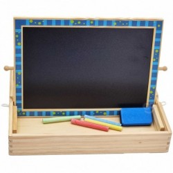TOOKY TOY Magnetic Chalk Board 2in1 Puzzle Shapes Puzzle 117 pcs. FSC certificate