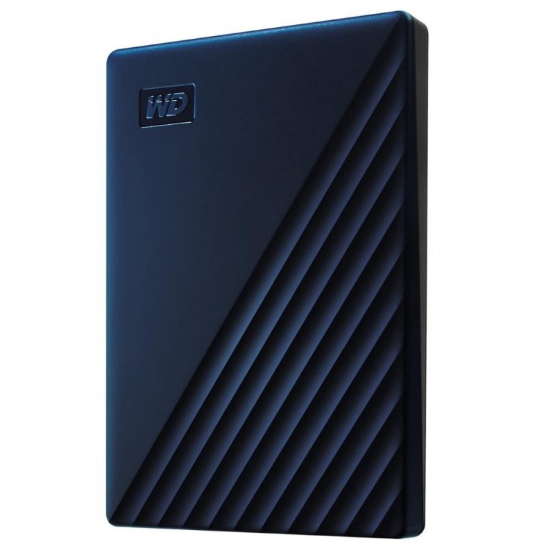 External HDD WESTERN DIGITAL My Passport for Mac WDBA2D0020BBL-WESN 2TB USB-C USB 3.2 Colour Midnight