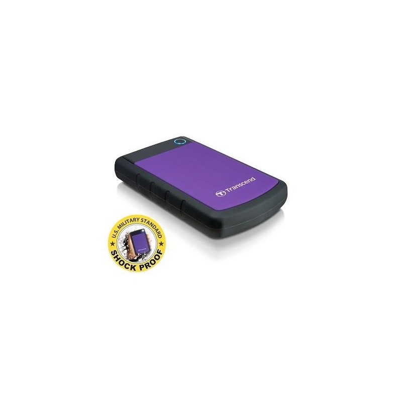 External HDD TRANSCEND StoreJet 2TB USB 3.0 Colour Purple TS2TSJ25H3P