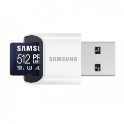 SAMSUNG MEMORY MICRO SDXC 512GB/W/READER MB-MY512SB/WW