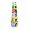 TOOKY TOY Wooden Blocks Educational Puzzle + 6 Toy Figures 12 el.