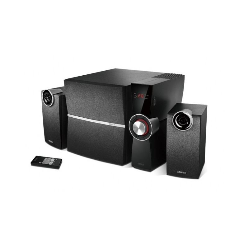 Edifier C2XD Black R/L: RMS 9W x 2SW: RMS 35W W 2.1 Multimedia speaker