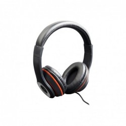 Gembird Stereo headset, "Los Angeles" + microphone, passive noise canceling Black