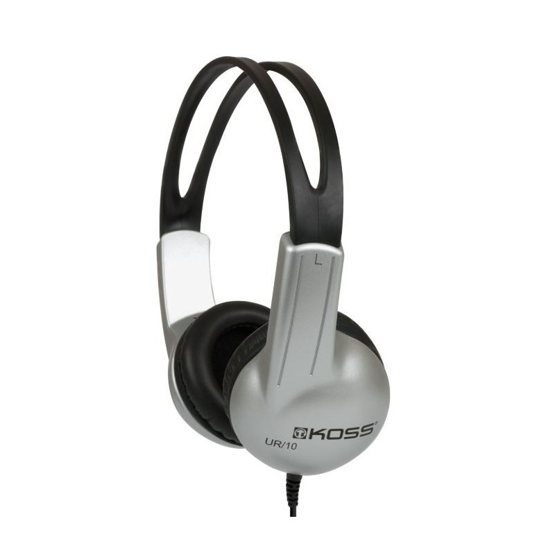 Koss Headphones UR10 Wired On-Ear Silver/Black