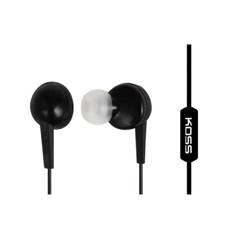 Koss KEB6iK Headphones Wired In-ear Microphone Black