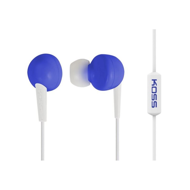 Koss Headphones KEB6iB Wired In-ear Microphone Blue