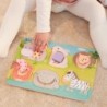 CLASSIC WORLD Puzzle Blocks Puzzle for Children Animals Match Learning Color Shapes 6 pcs.