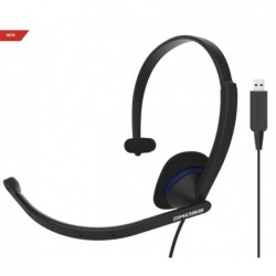 Koss CS195 USB Headphones Wired On-Ear Microphone Black