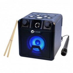 N-Gear Portable Bluetooth Cube Drum Speaker The Drum Block 420 50 W Bluetooth Black Wireless connection