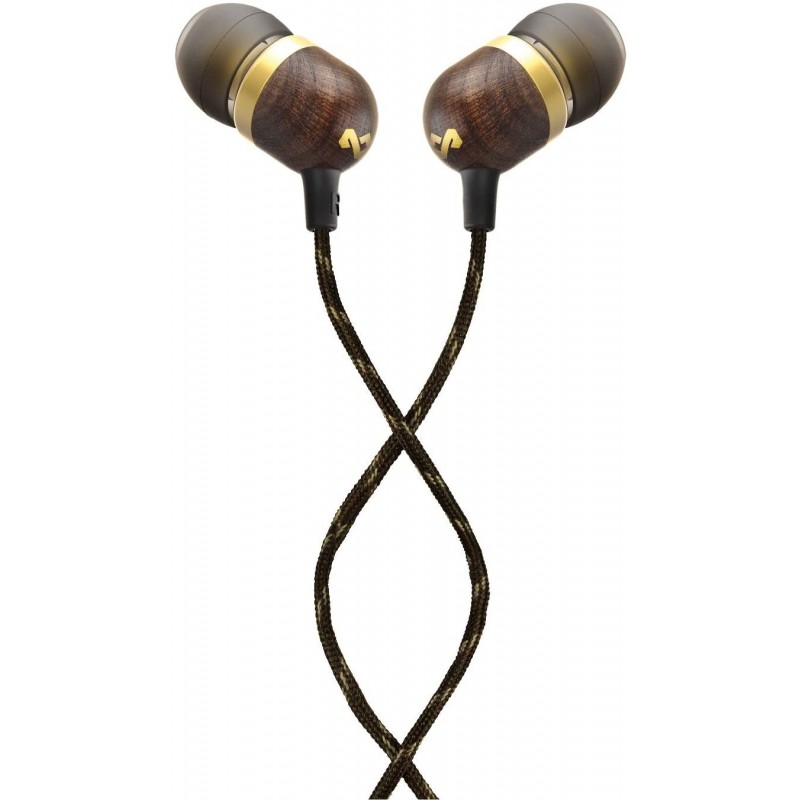 Marley Smile Jamaica Earbuds, In-Ear, Wired, Microphone, Brass Marley Earbuds Smile Jamaica