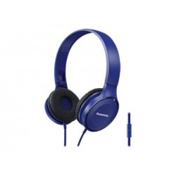 Panasonic RP-HF100ME-A Overhead Stereo Headphones Wired Over-ear Microphone Blue