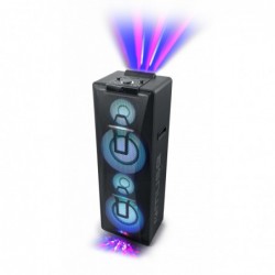 Muse Party Box Double Bluetooth CD Speaker M-1990 DJ 1000 W Bluetooth Black Wireless connection