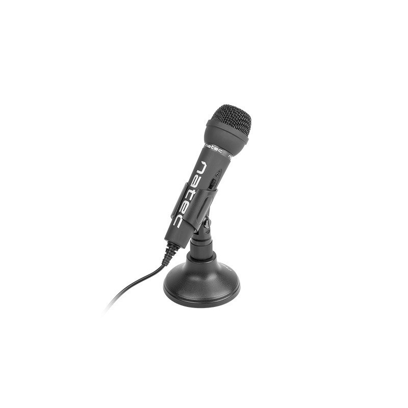 Natec NMI-0776 Adder Microphone Black Wired kg