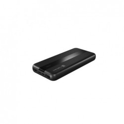 Natec Trevi Slim Power Bank 10000 mAh 1 x USB-C, 2 x USB A, 1x Micro USB Black