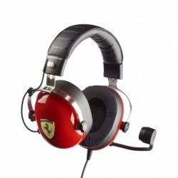 Thrustmaster Gaming Headset T Racing Scuderia Ferrari Edition Wired Noise canceling Over-Ear Red/Black