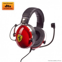 Thrustmaster Gaming Headset DTS T Racing Scuderia Ferrari Edition Wired Over-Ear Red/Black