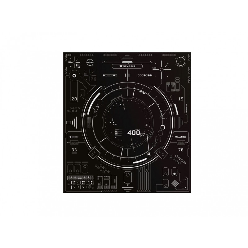 Genesis Tellur 400 Square Hud Floor Mat Black