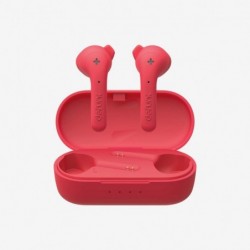 Defunc Earbuds True Basic In-ear Built-in microphone Bluetooth Wireless Red