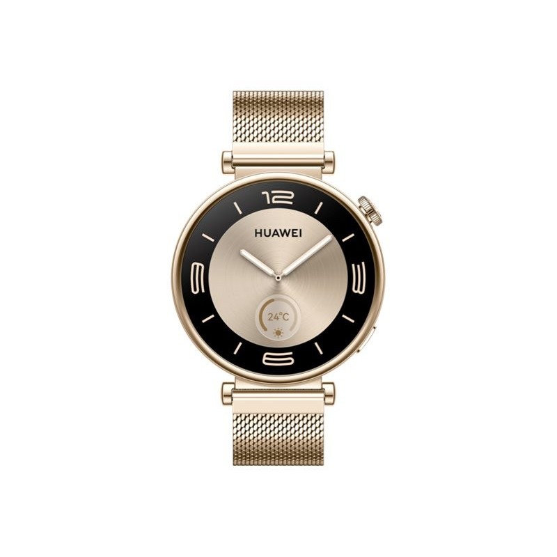 GT 4 (41mm) Smart watch GPS (satellite) AMOLED 1.32” Waterproof Gold Milanese