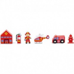 Viga Set of figures - Fire Department - Accessories for the queue