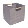 Basket MAX MILO 35x32xH34cm, grey