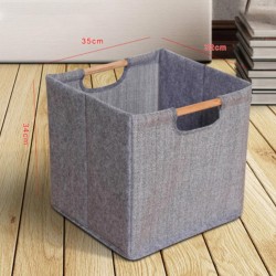 Basket MAX MILO 35x32xH34cm, grey