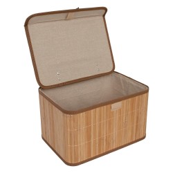 Basket MAX BAMBOO 33x23xH20cm, with a lid