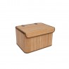 Kast MAX BAMBOO 28x20xH18cm, kaanega, bambusest