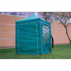 Pop Up Folding tent 2x2 m, with walls, Dark green, H series, steel (tent, pavilion, canopy)